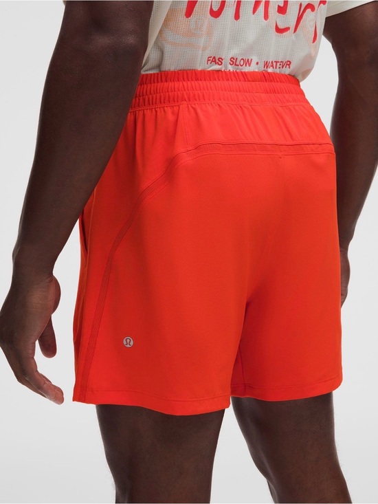lululemon athletica Other - Lululemon Pace Breaker Linerless Shorts Men’s Size L Red Orange